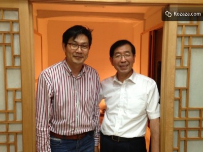 Park, WonSoon, the Mayor of Share City Seoul, meets Kozaza